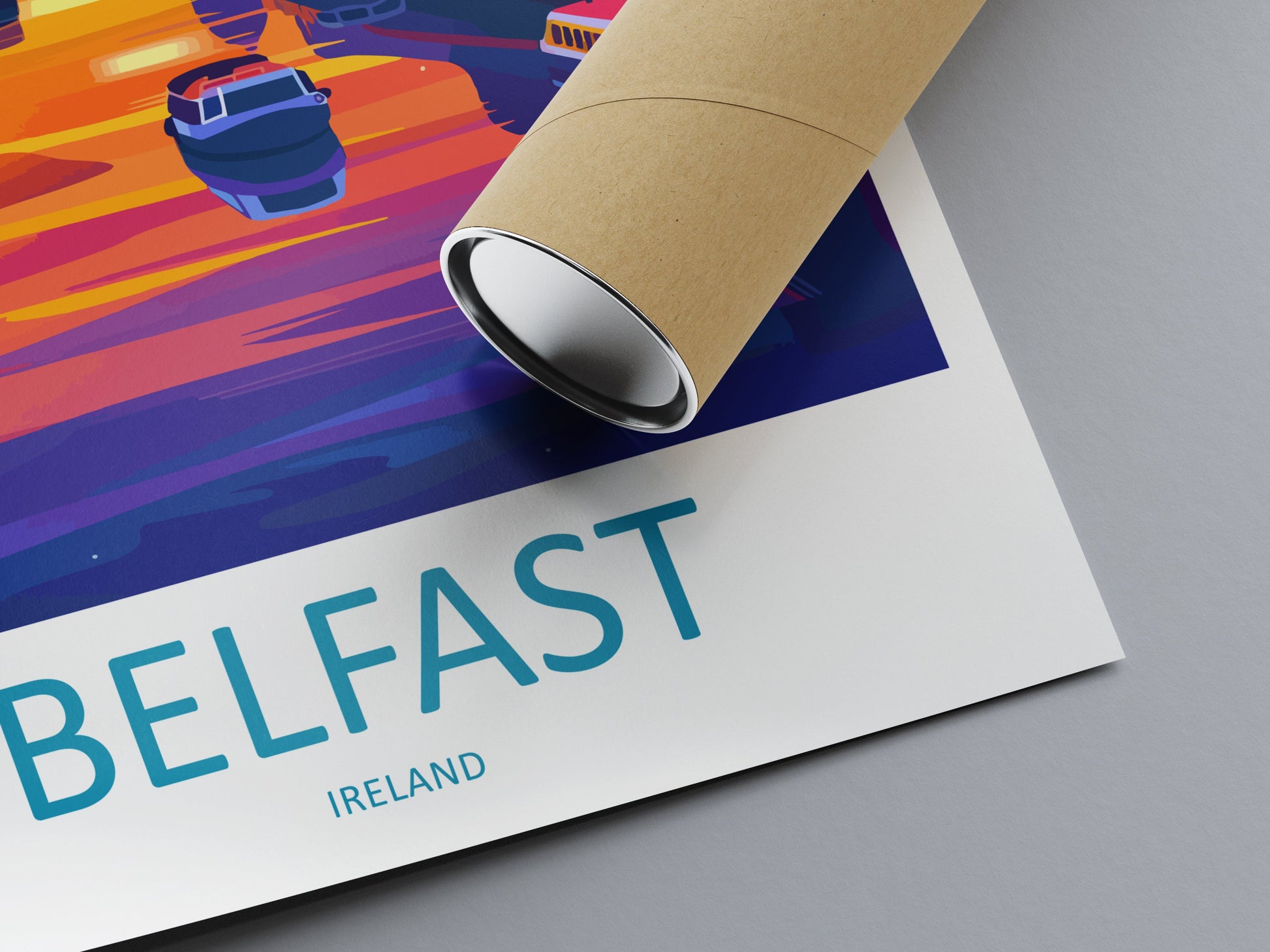 Belfast Travel Print Wall Art Belfast Wall Hanging Home Décor Belfast Gift Art Lovers Ireland Art Lover Gift Belfast Travel Art Gift