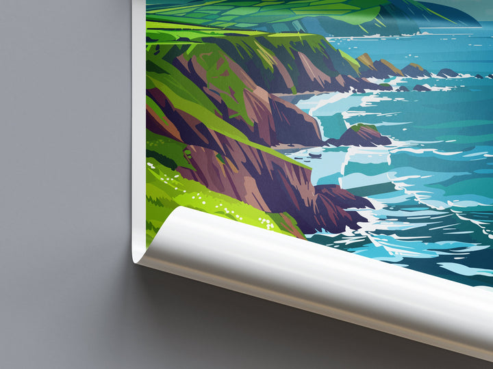 Dingle Peninsula Print Dingle Peninsula Home Decor Landscape Art Print Dingle Peninsula Wall Art for Ireland Enthusiast Gift Wall Hanging