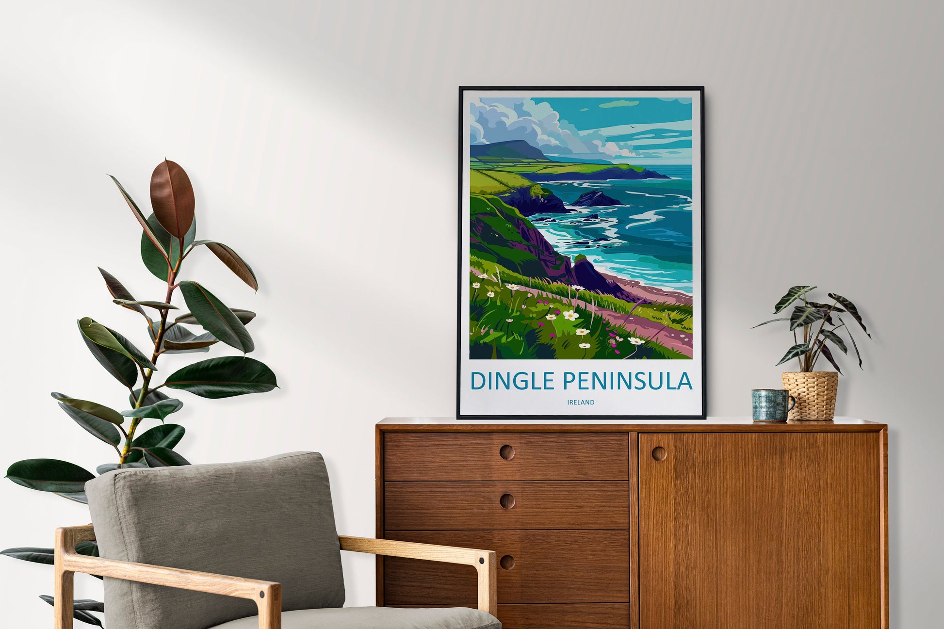 Dingle Peninsula Print Dingle Peninsula Home Decor Landscape Art Print Dingle Peninsula Wall Art for Ireland Enthusiast Gift Wall Hanging