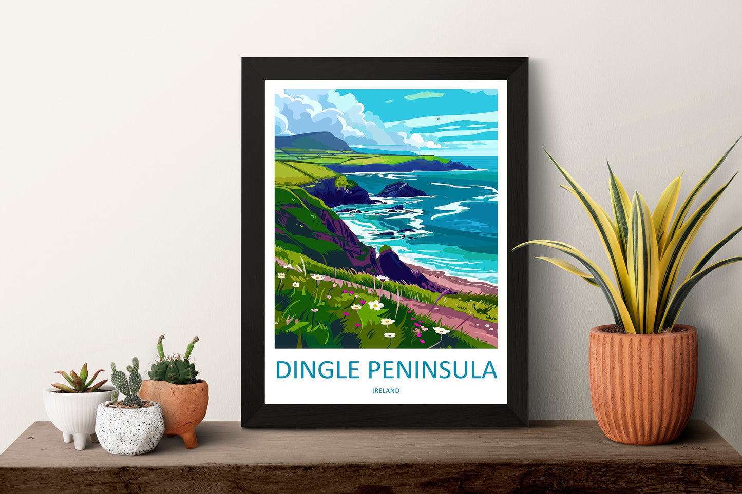 Dingle Peninsula Print Dingle Peninsula Home Decor Landscape Art Print Dingle Peninsula Wall Art for Ireland Enthusiast Gift Wall Hanging