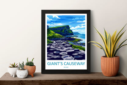 Giant's Causeway Print Giant's Causeway Home Décor Landscape Print Giant's Causeway Wall Art Northern Ireland Enthusiast Gift Wall Hanging