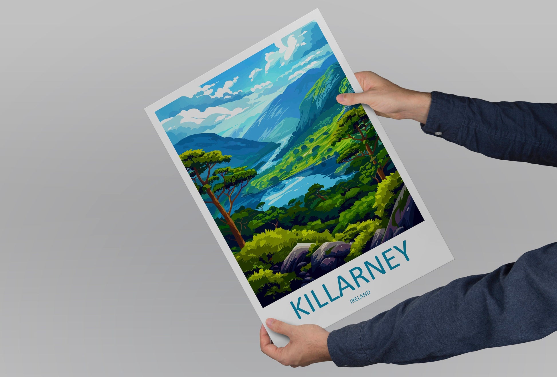 Killarney National Park Print Killarney Home Decor Landscape Art Print Killarney Wall Art for Ireland Enthusiast Gift Wall Hanging Killarney