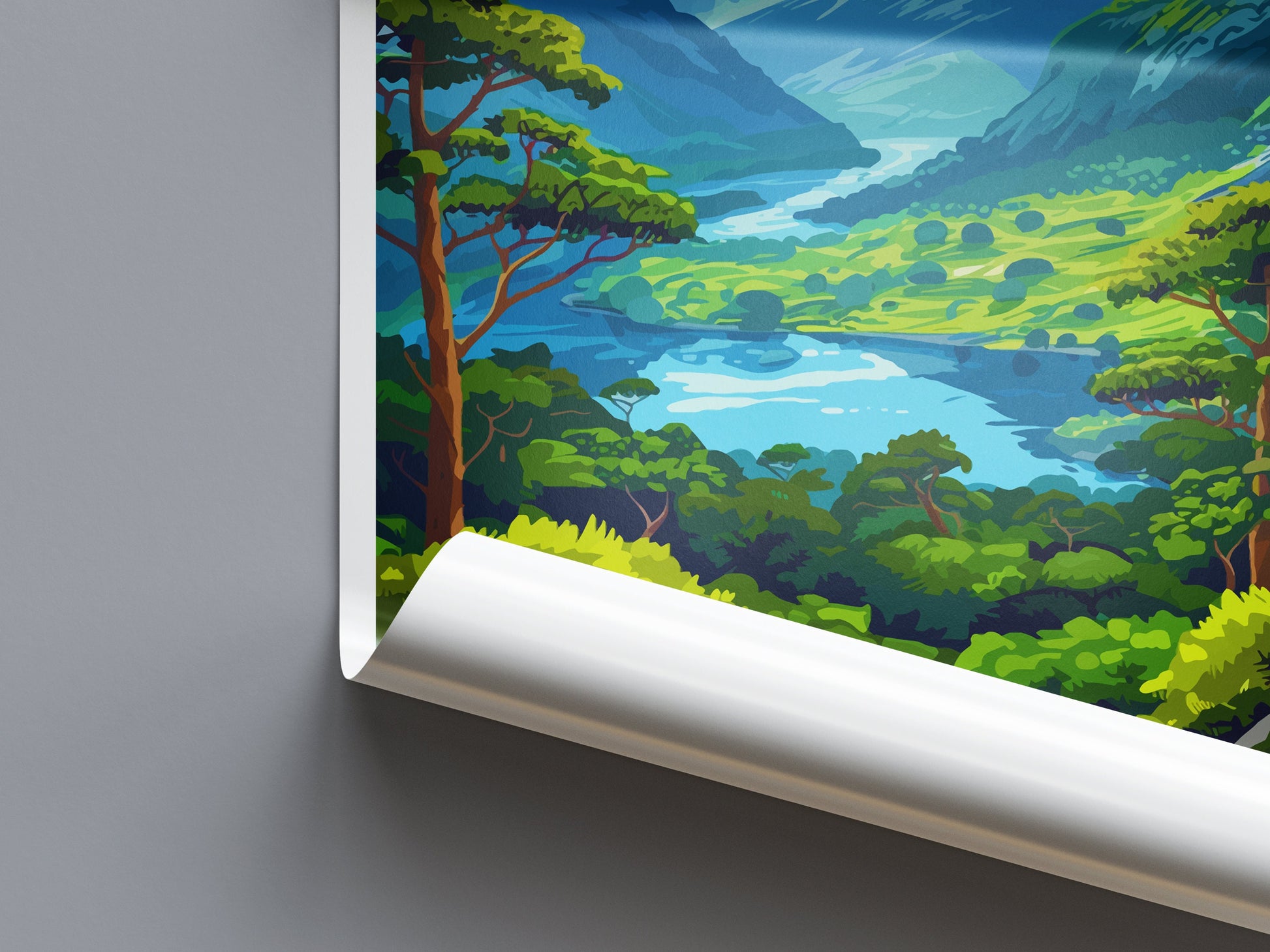 Killarney National Park Print Killarney Home Decor Landscape Art Print Killarney Wall Art for Ireland Enthusiast Gift Wall Hanging Killarney