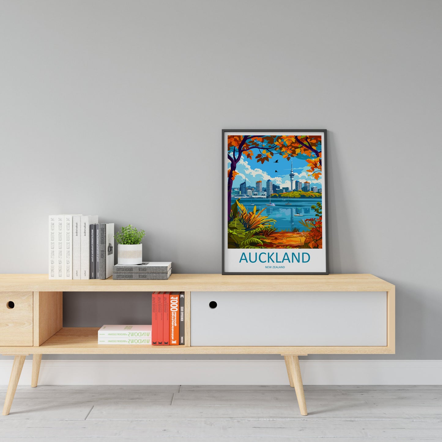 Auckland Travel Print Wall Art Auckland Wall Hanging Home Décor Auckland Gift Art Lovers New Zealand Art Lover Gift Print Auckland Wall Art