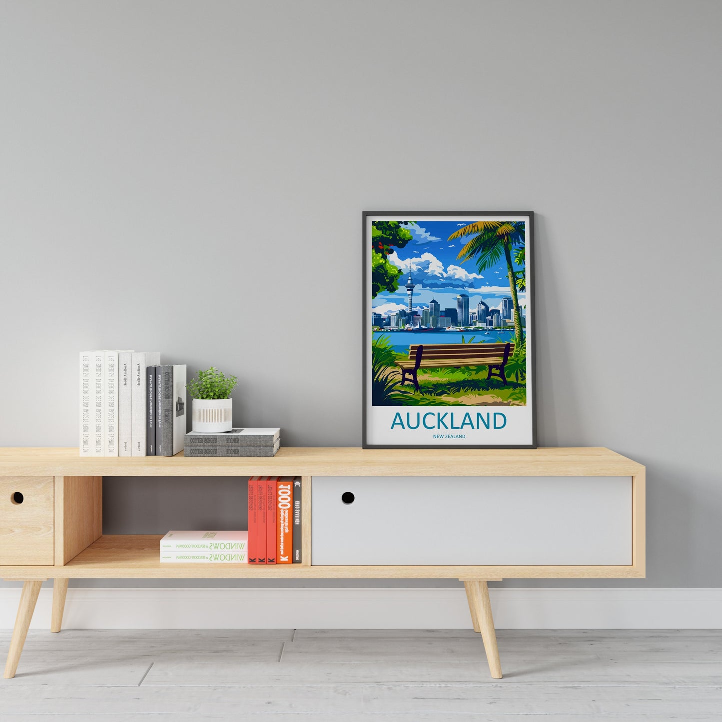 Auckland Travel Print Wall Art Auckland Wall Hanging Home Décor Auckland Gift Art Lovers New Zealand Art Lover Gift Print Auckland Wall Art