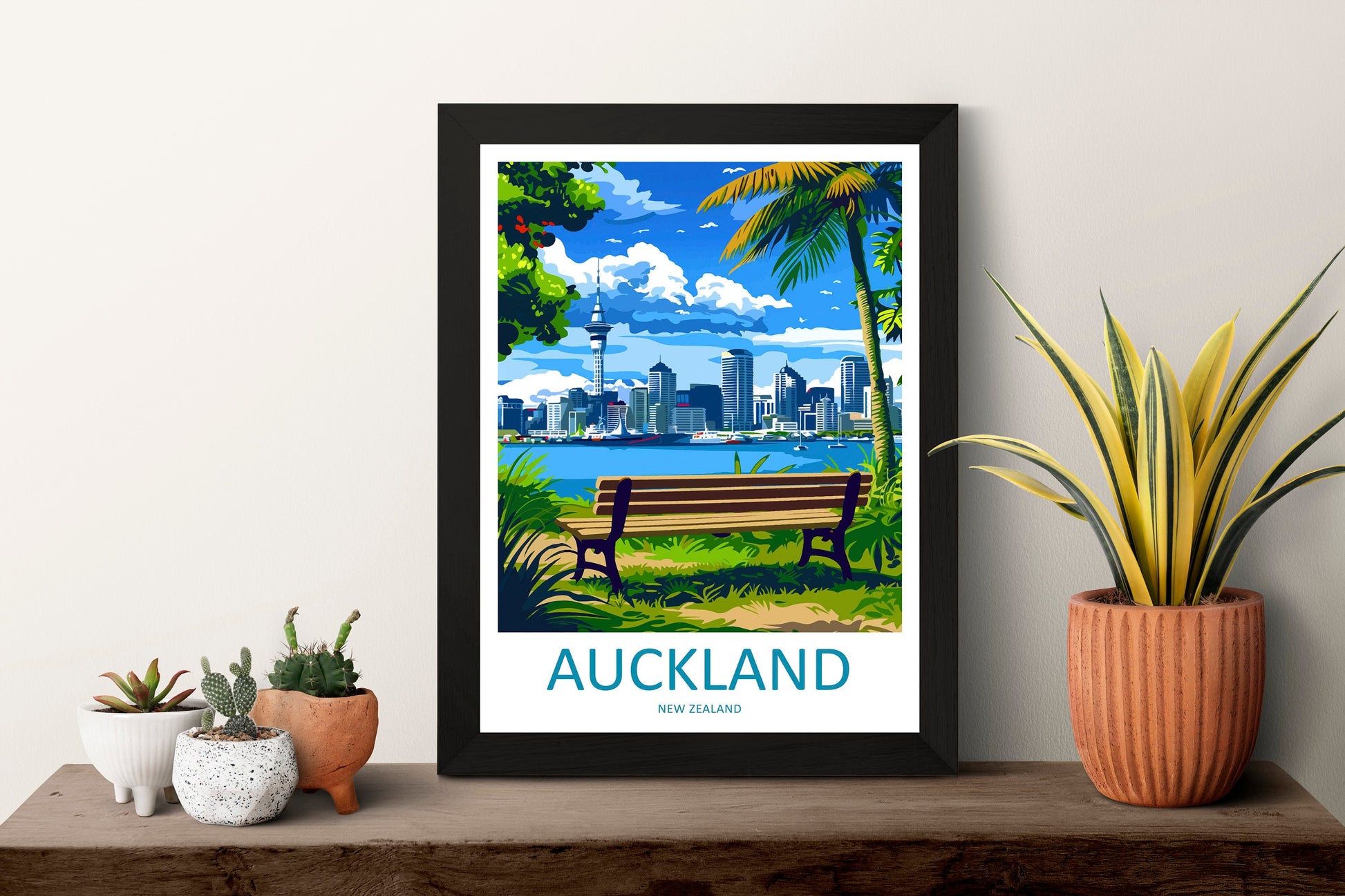 Auckland Travel Print Wall Art Auckland Wall Hanging Home Décor Auckland Gift Art Lovers New Zealand Art Lover Gift Print Auckland Wall Art