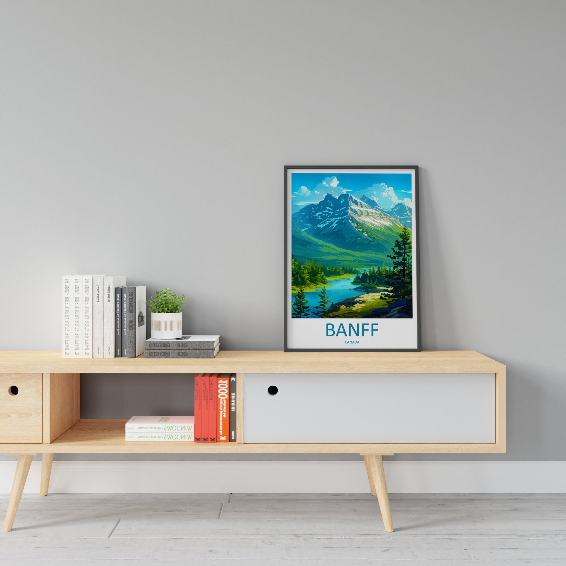Banff National Park Travel Print Wall Art Banff Wall Hanging Home Décor Banff Gift Art Lovers Canada Art Lover Gift