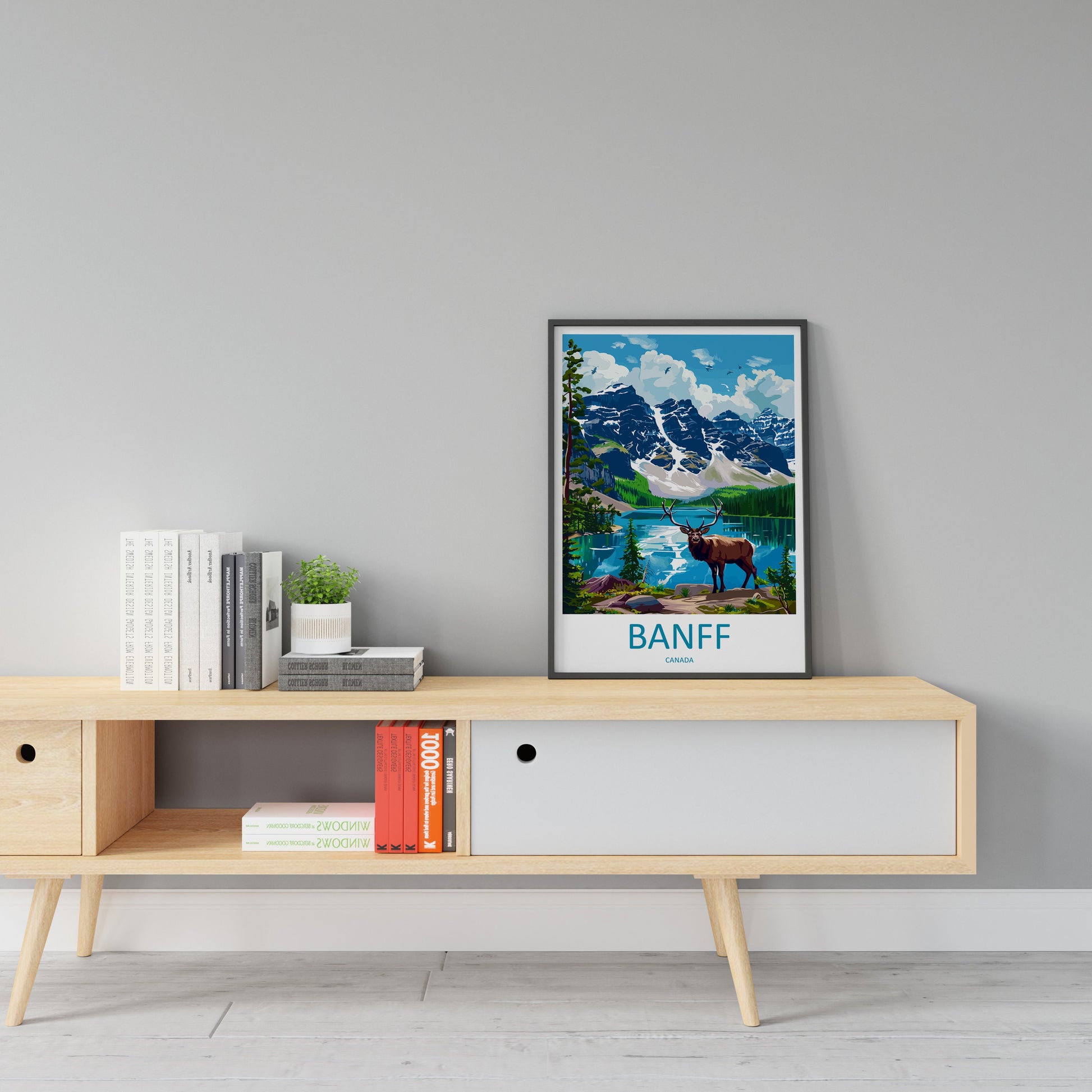 Banff National Park Travel Print Wall Art Banff Wall Hanging Home Décor Banff Gift Art Lovers Canada Art Lover Gift