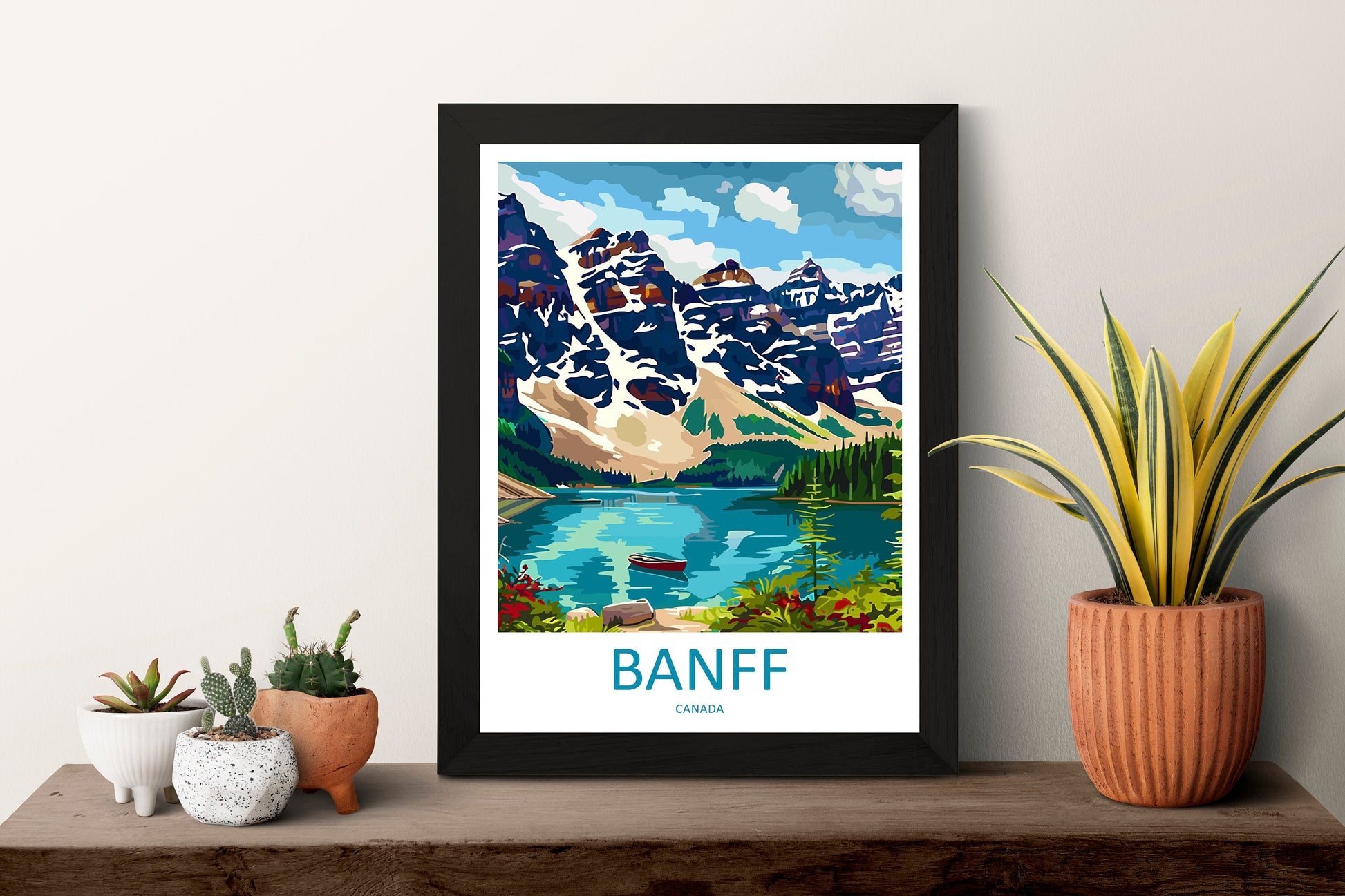 Banff National Park Travel Print Wall Art Banff Wall Hanging Home Décor Banff Gift Art Lovers Canada Art Lover Gift