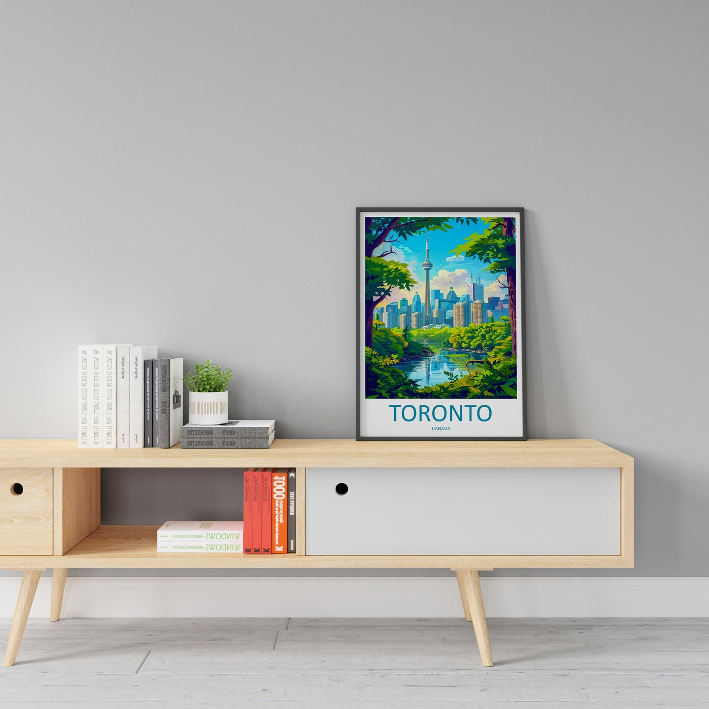Toronto Travel Print Wall Art Toronto Canada Wall Hanging Home Decoration Toronto Gift Art Lovers Wall Art Print Toronto Canada Art