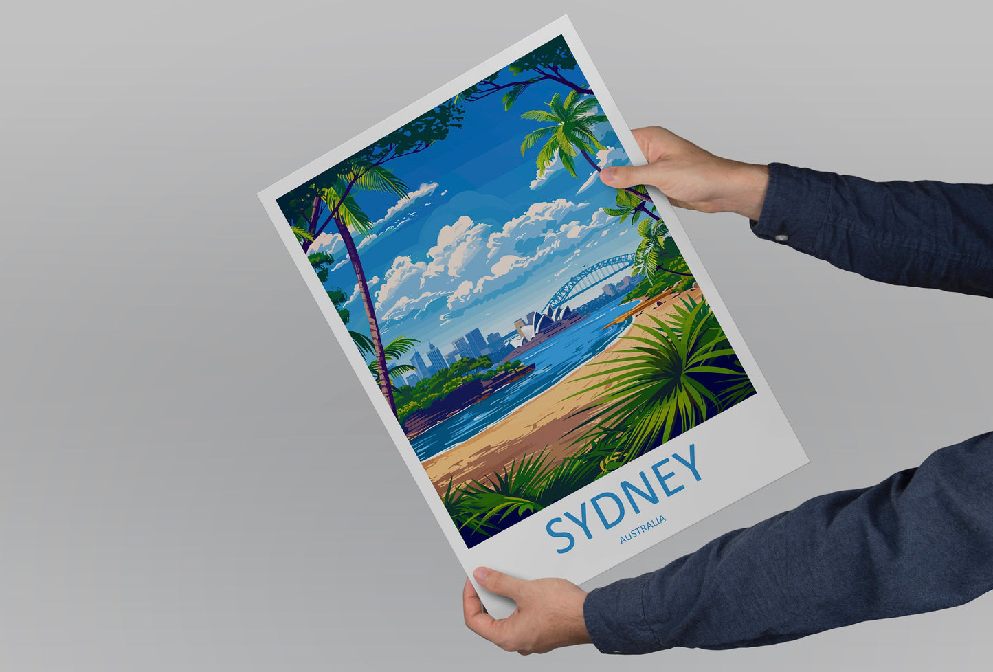 Sydney Opera House Travel Print Wall Art Sydney Wall Hanging Home Décor Sydney Gift Art Lovers Wall Art Australia Travel Print Opera House