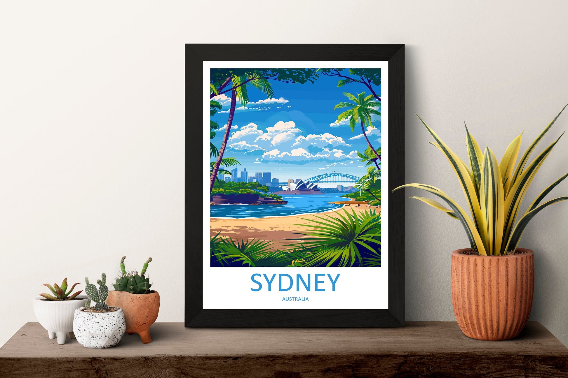 Sydney Opera House Travel Print Wall Art Sydney Wall Hanging Home Décor Sydney Gift Art Lovers Wall Art Australia Travel Print Opera House