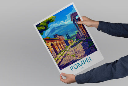 Pompeii Travel Print Wall Art Pompeii Italy Wall Hanging Home Decoration Pompeii Gift Art Lovers Wall Art Print Pompeii Italy Art Pompeii