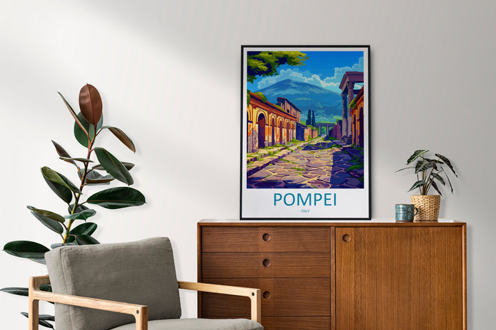 Pompeii Travel Print Wall Art Pompeii Italy Wall Hanging Home Decoration Pompeii Gift Art Lovers Wall Art Print Pompeii Italy Art Pompeii