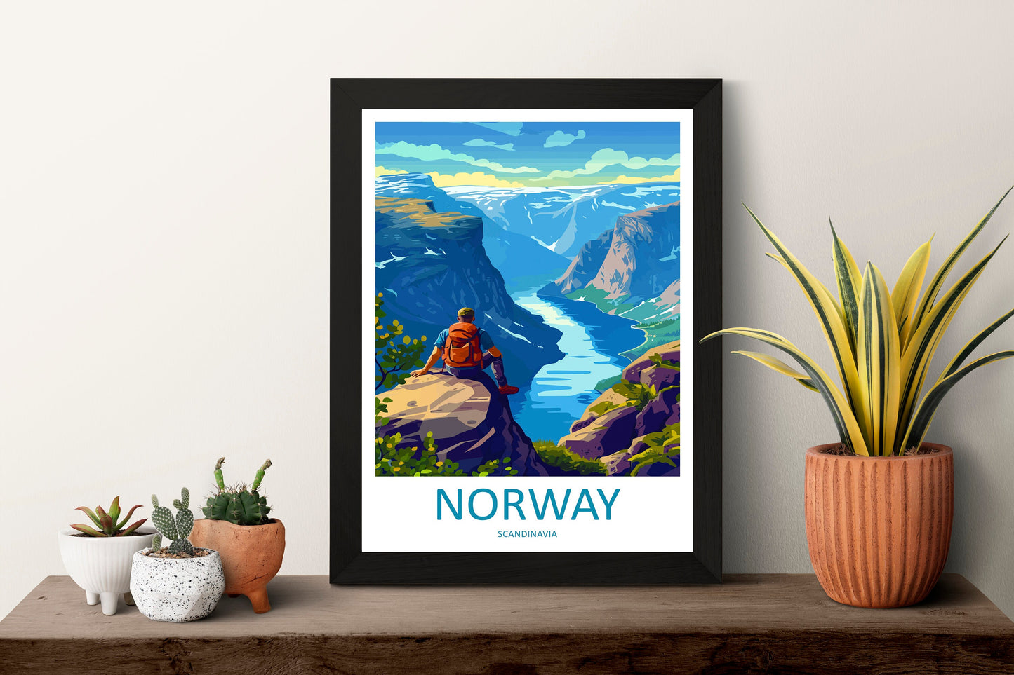 Norway Travel Print The Fjords Norway Home Décor The Fjords Art Print Norwegian Mountains Room Print For Scandinavian Mountains Gift Art