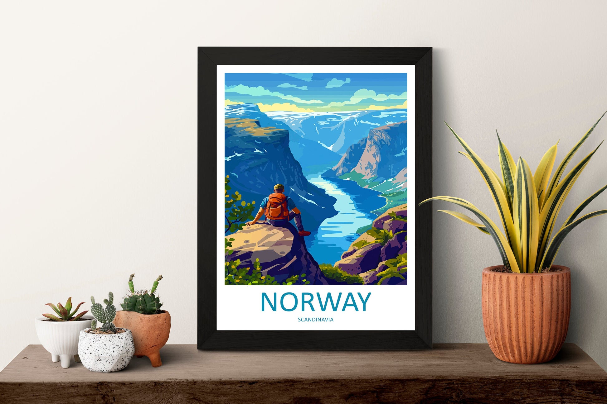 Norway Travel Print The Fjords Norway Home Décor The Fjords Art Print Norwegian Mountains Room Print For Scandinavian Mountains Gift Art
