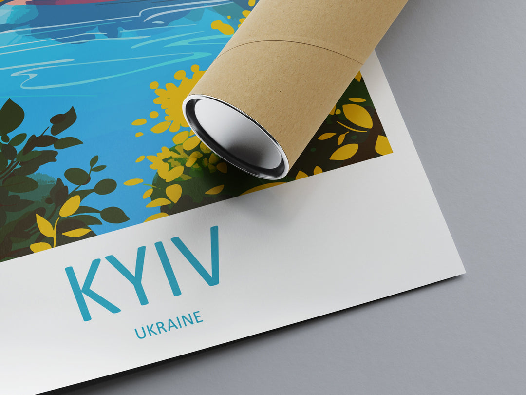 Kyiv Travel Print Wall Art Kyiv Wall Hanging Home Decoration Kyiv Gift Art Lovers Wall Art Print Art Ukraine Travel Art Kyiv Wall Art