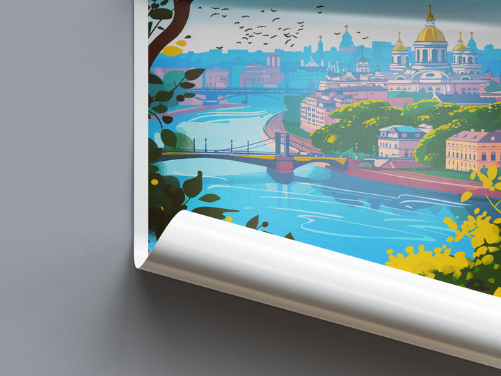 Kyiv Travel Print Wall Art Kyiv Wall Hanging Home Decoration Kyiv Gift Art Lovers Wall Art Print Art Ukraine Travel Art Kyiv Wall Art