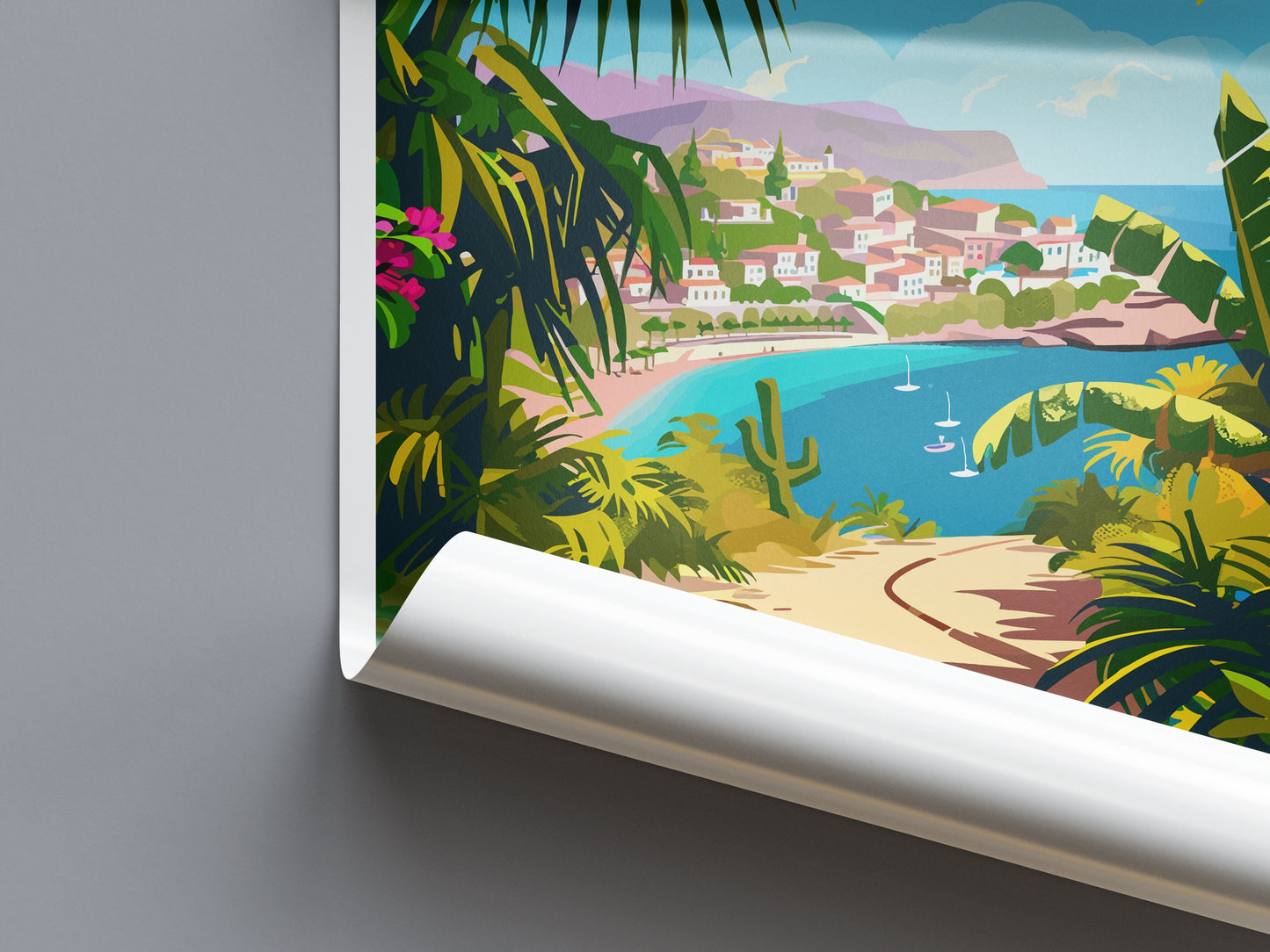 Ibiza Travel Print Wall Art Ibiza Wall Hanging Home Décor Ibiza Gift Art Lovers Spain Art Lover Gift Ibiza Wall Décor Ibiza Spain Print