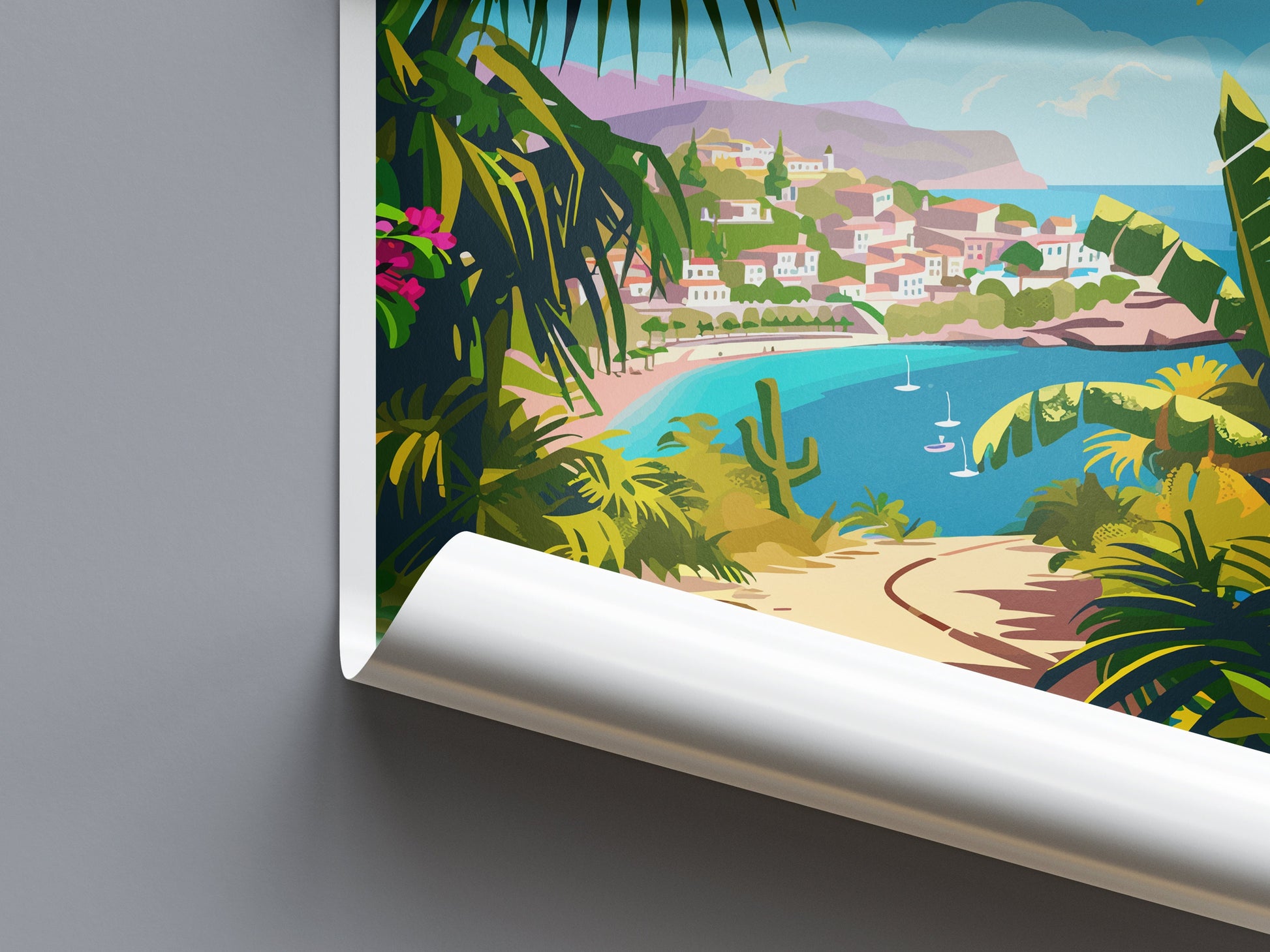 Ibiza Travel Print Wall Art Ibiza Wall Hanging Home Décor Ibiza Gift Art Lovers Spain Art Lover Gift Ibiza Wall Décor Ibiza Spain Print