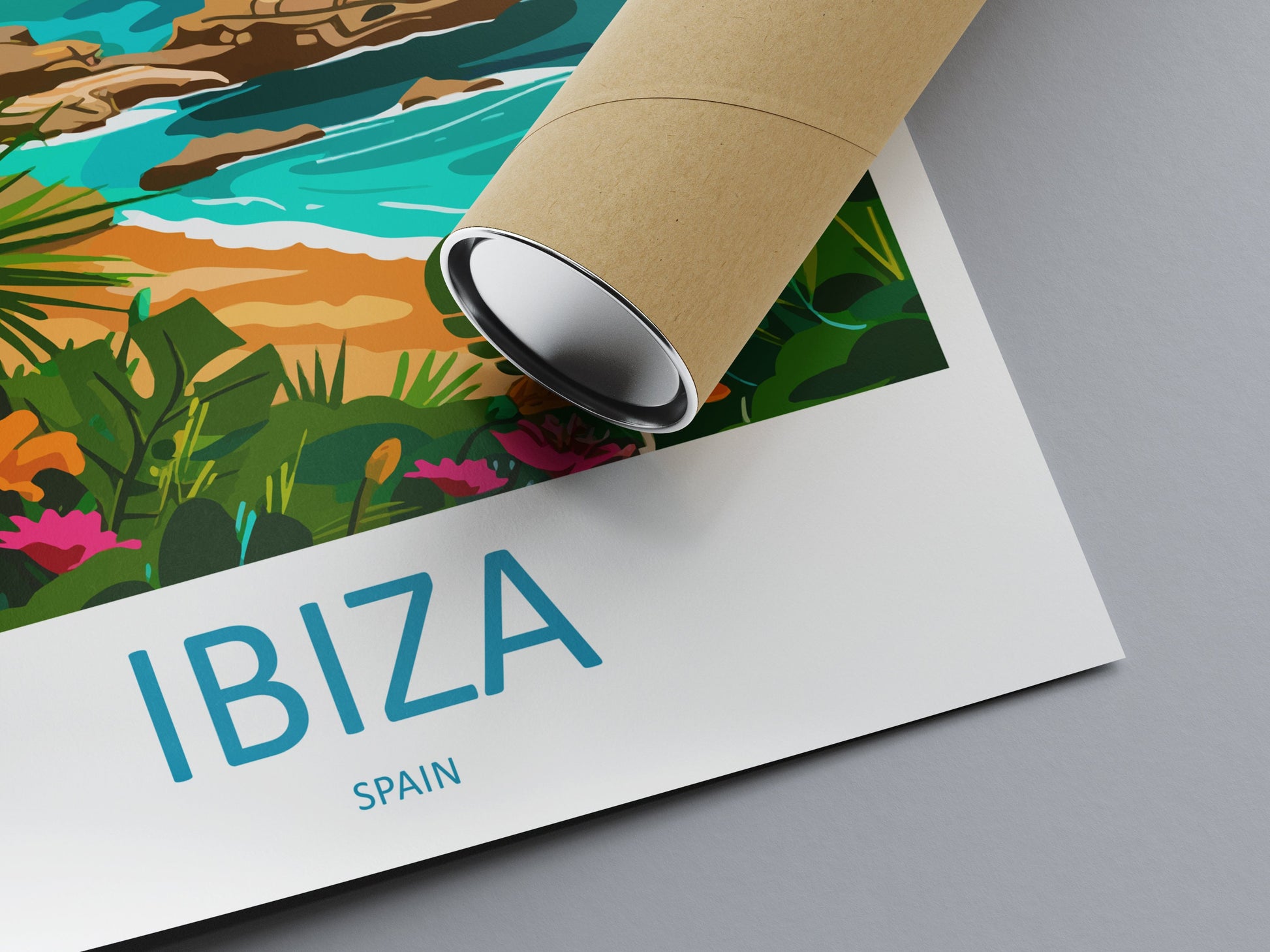 Ibiza Travel Print Wall Art Ibiza Wall Hanging Home Décor Ibiza Gift Art Lovers Spain Art Lover Gift Ibiza Wall Décor Ibiza Spain Print