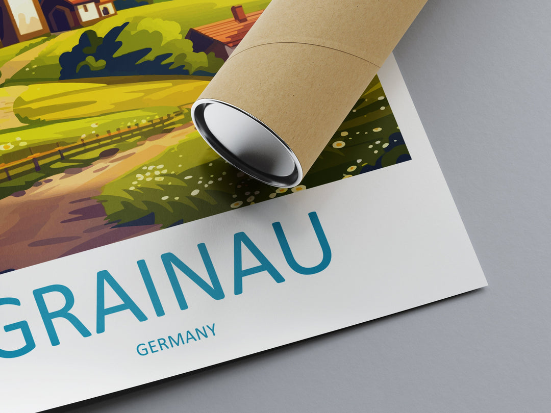 Grainau Travel Print Grainau Home Décor Germany Art Print Germany Grainau Wall Print Gift For Germany Prints