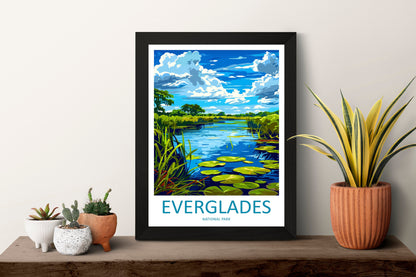 Everglades National Park Travel Print Wall Art Everglades National Park Wall Hanging Home Décor Everglades National Park Gift Art Lovers
