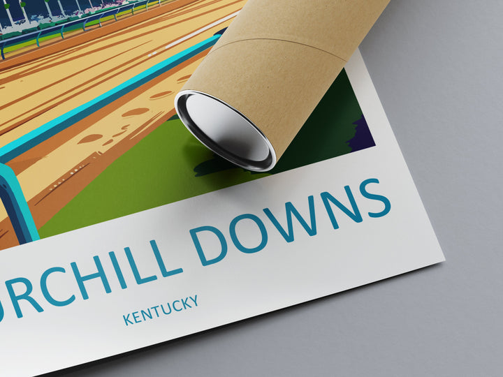 Churchill Downs Travel Print Wall Art Churchill Downs Wall Hanging Home Decor kentucky Gift Art Lovers Wall Art Print Art Churchill Downs
