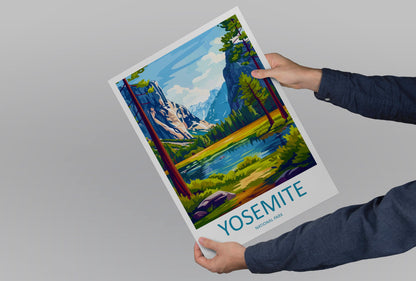 Yosemite Travel Print Wall Art Yosemite Wall Hanging Home Decor National Park Gift Yosemite Lovers National Park Wall Yosemite National Park