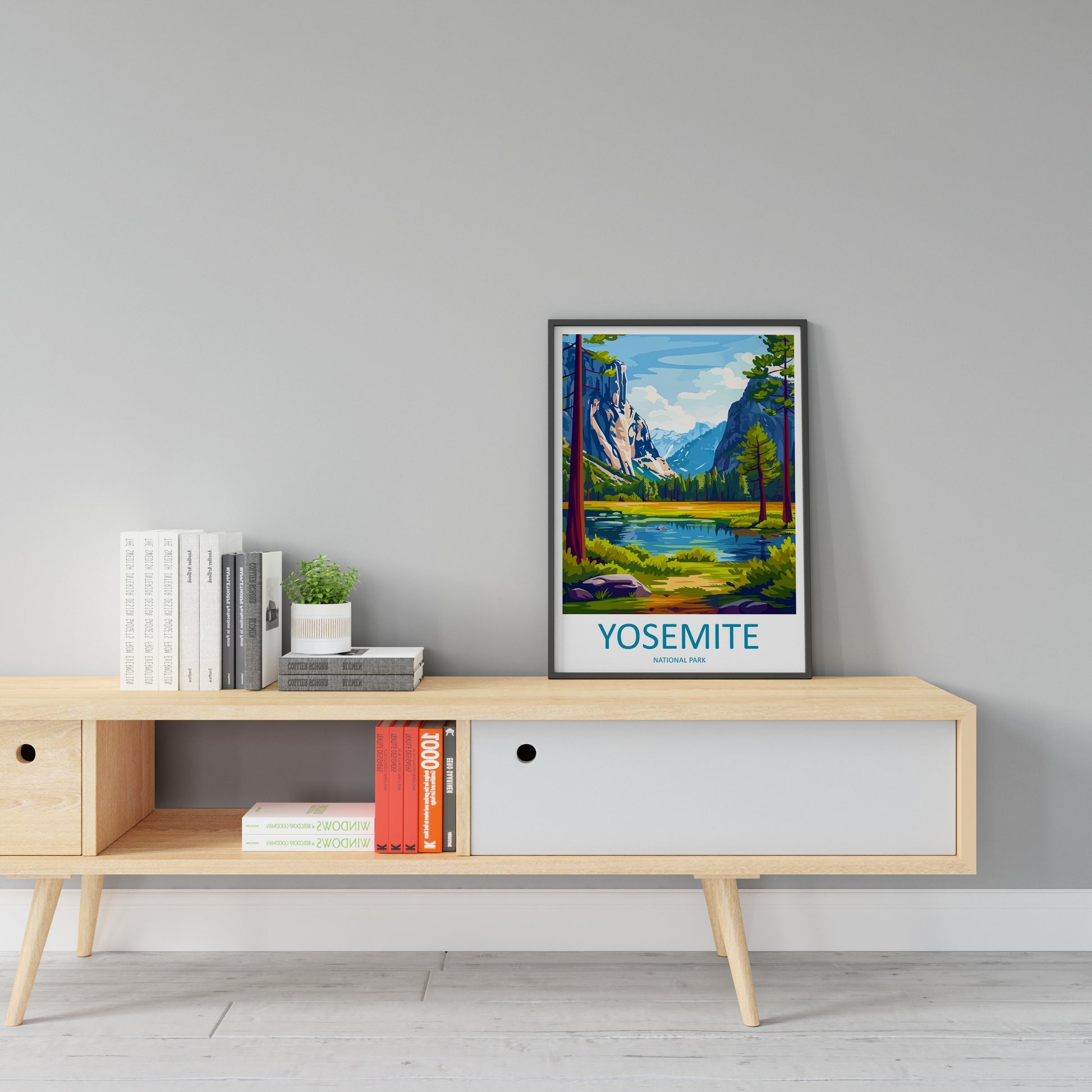 Yosemite Travel Print Wall Art Yosemite Wall Hanging Home Decor National Park Gift Yosemite Lovers National Park Wall Yosemite National Park