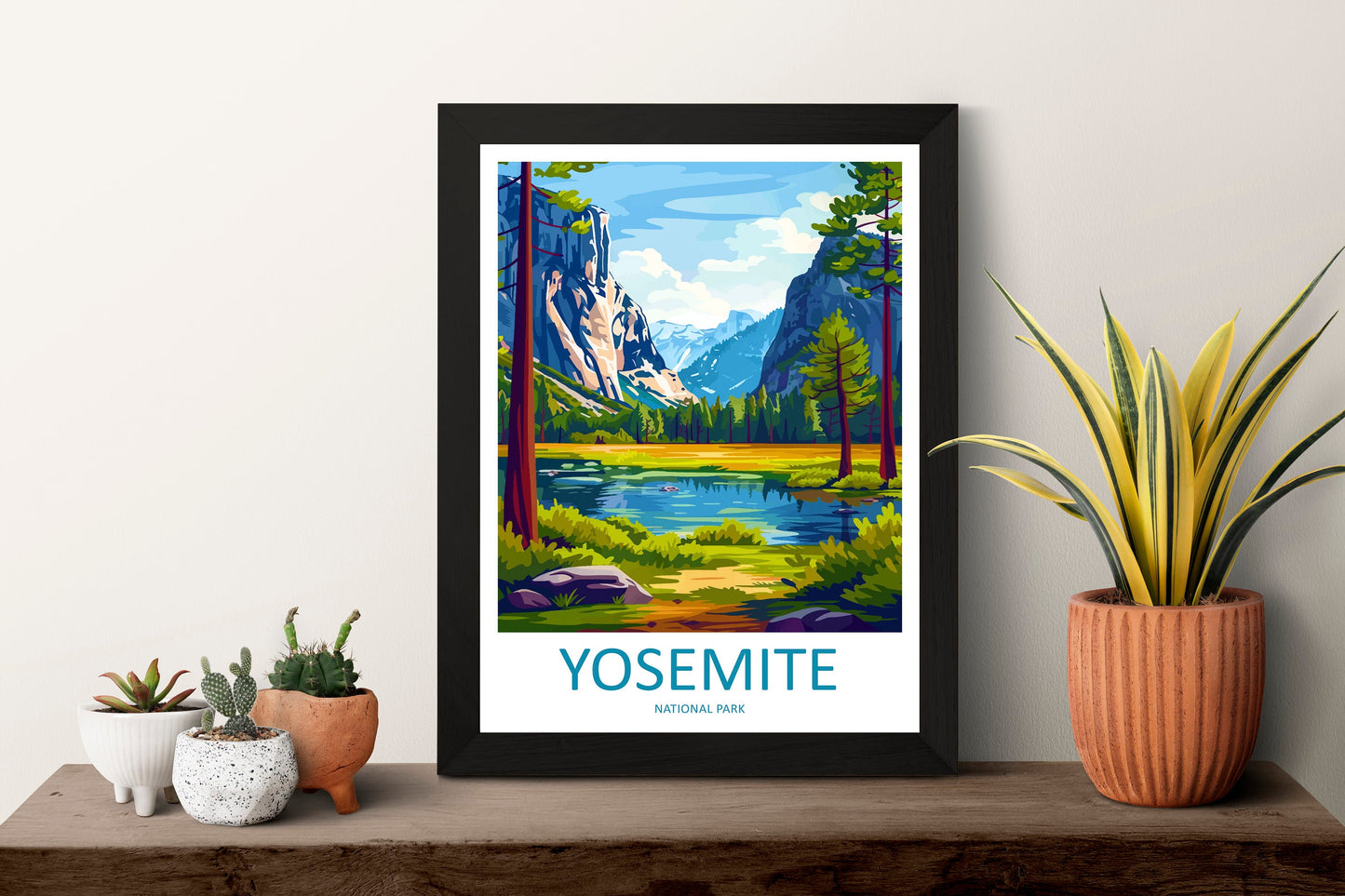 Yosemite Travel Print Wall Art Yosemite Wall Hanging Home Decor National Park Gift Yosemite Lovers National Park Wall Yosemite National Park