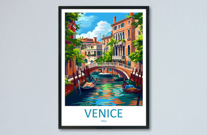 Venice Travel Print Wall Art Venice Italy Wall Hanging Home Decoration Venice Gift Art Lovers Wall Art Print Venice Italy St. Mark's Square