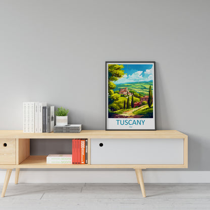 Tuscany Travel Print Wall Art Tuscany Italy Wall Hanging Home Decoration Tuscany Gift Art Lovers Wall Art Print Tuscany Italy Art Tuscany
