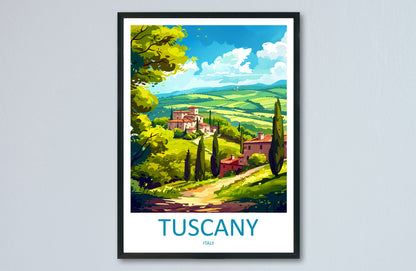 Tuscany Travel Print Wall Art Tuscany Italy Wall Hanging Home Decoration Tuscany Gift Art Lovers Wall Art Print Tuscany Italy Art Tuscany