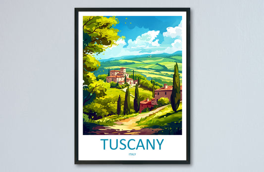 Tuscany Travel Print Wall Art Tuscany Italy Wall Hanging Home Decoration Tuscany Gift Art Lovers Wall Art Print Tuscany Italy Art Tuscany