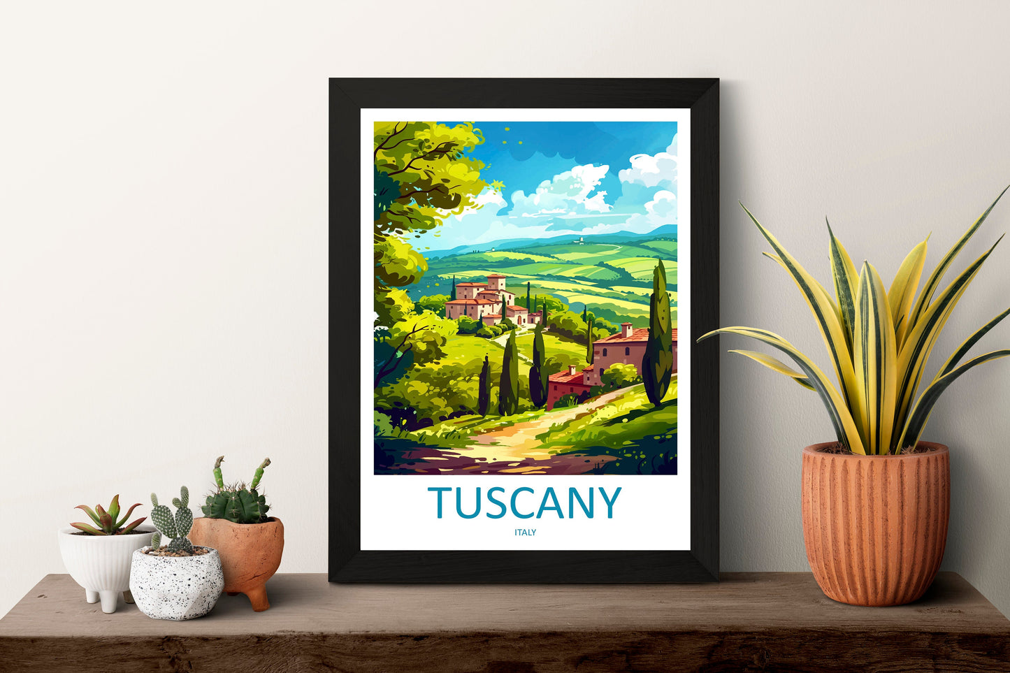 Tuscany Travel Print Wall Art Tuscany Italy Wall Hanging Home Decoration Tuscany Gift Art Lovers Wall Art Print Tuscany Italy Art Tuscany