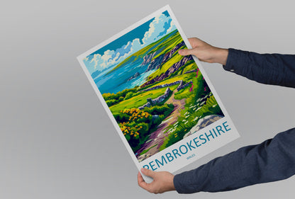 Pembrokeshire Print Pembrokeshire Home Decor Landscape Art Print Pembrokeshire Wall Art Nature Enthusiast Gift Wall Hanging Pembrokeshire