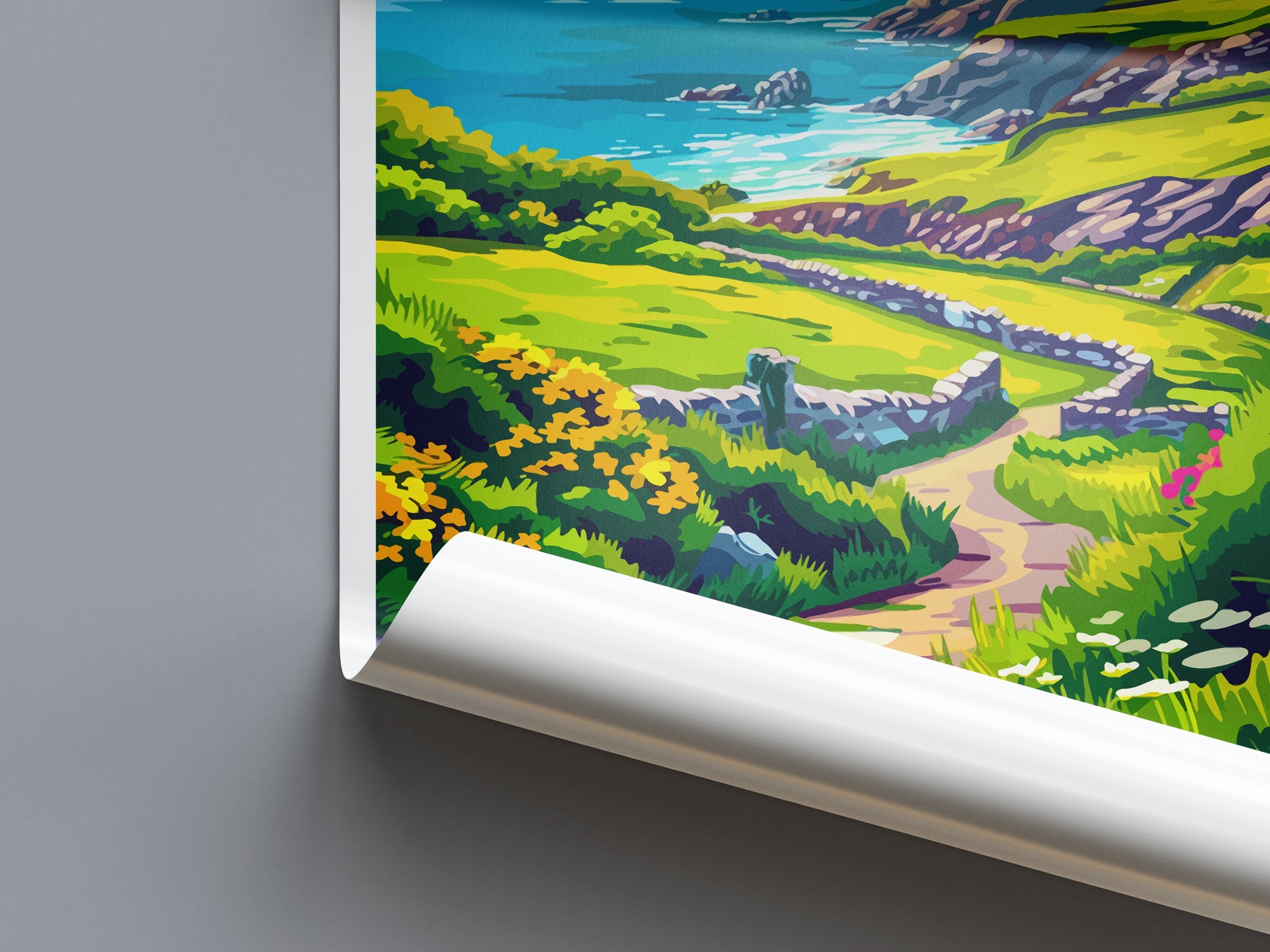 Pembrokeshire Print Pembrokeshire Home Decor Landscape Art Print Pembrokeshire Wall Art Nature Enthusiast Gift Wall Hanging Pembrokeshire