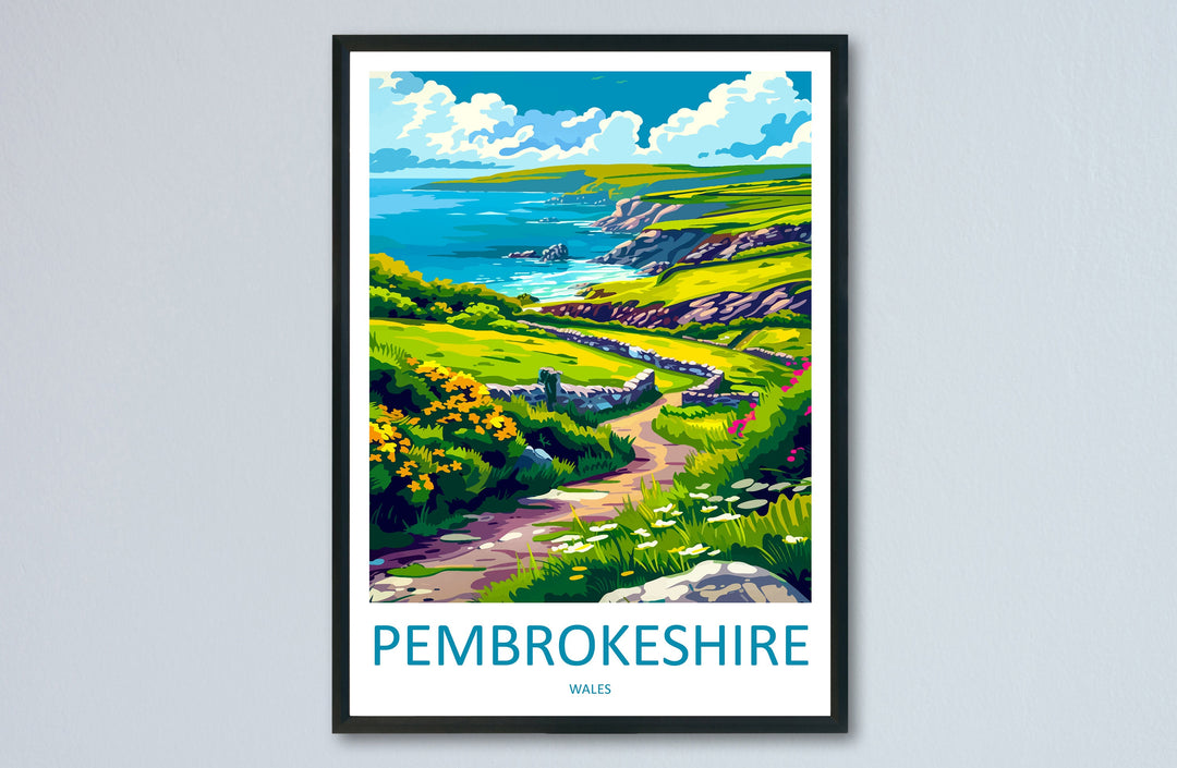 Pembrokeshire Print Pembrokeshire Home Decor Landscape Art Print Pembrokeshire Wall Art Nature Enthusiast Gift Wall Hanging Pembrokeshire