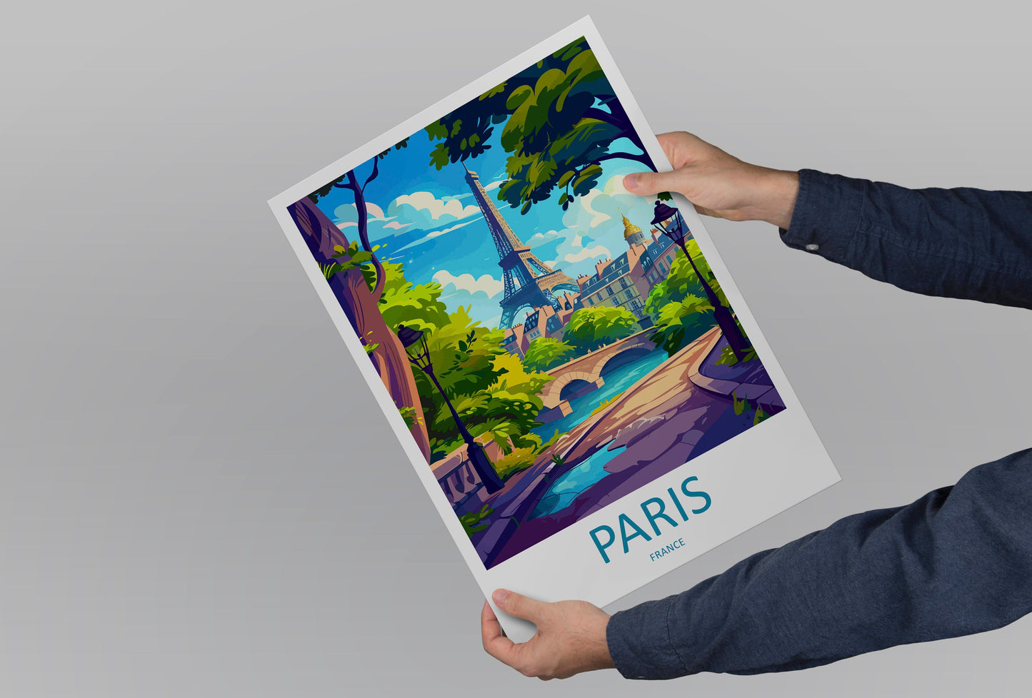 Paris Travel Print Wall Art Paris Wall Hanging Home Décor Paris Gift Art Lovers France Art Lover Gift Paris Print France Wall Art Décor