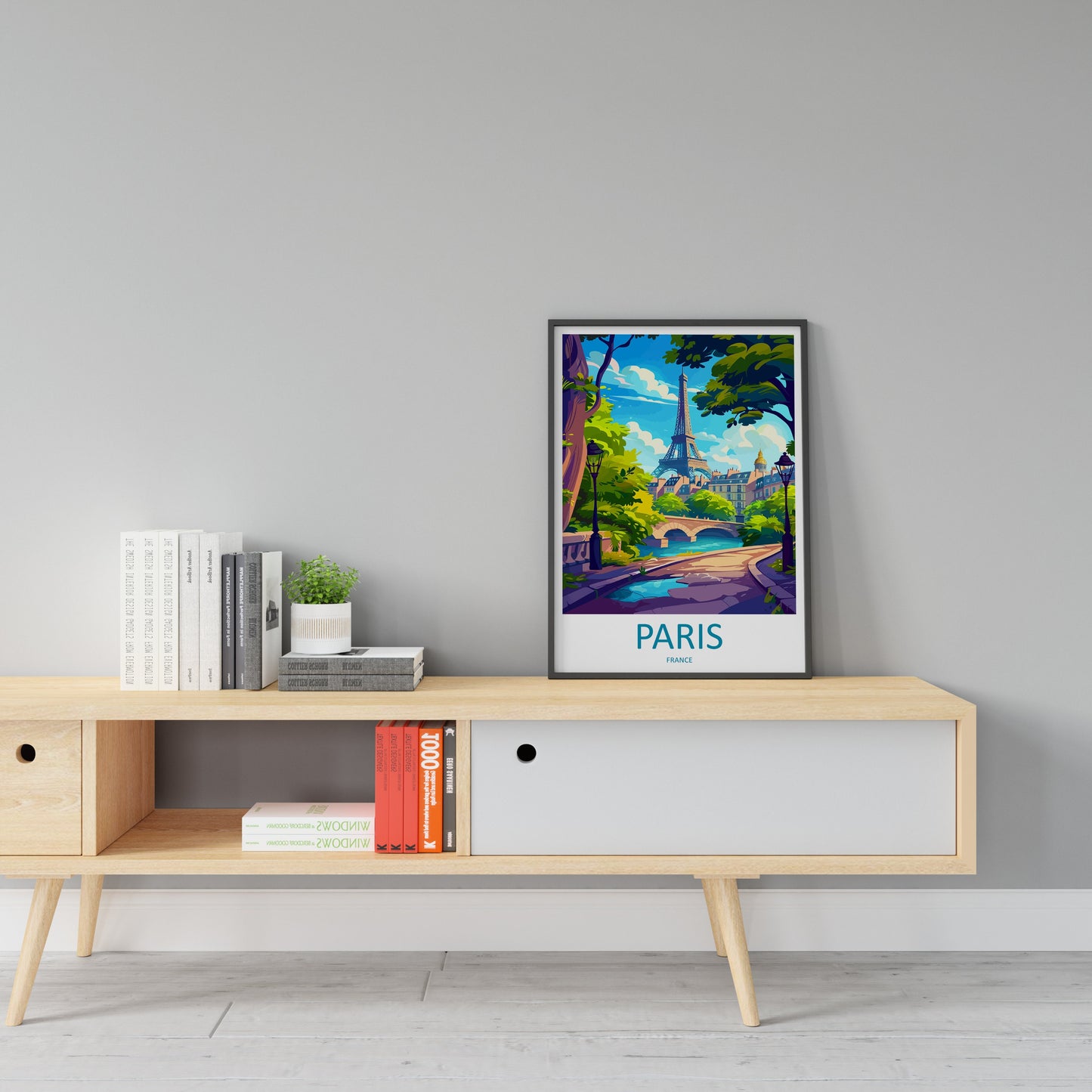 Paris Travel Print Wall Art Paris Wall Hanging Home Décor Paris Gift Art Lovers France Art Lover Gift Paris Print France Wall Art Décor