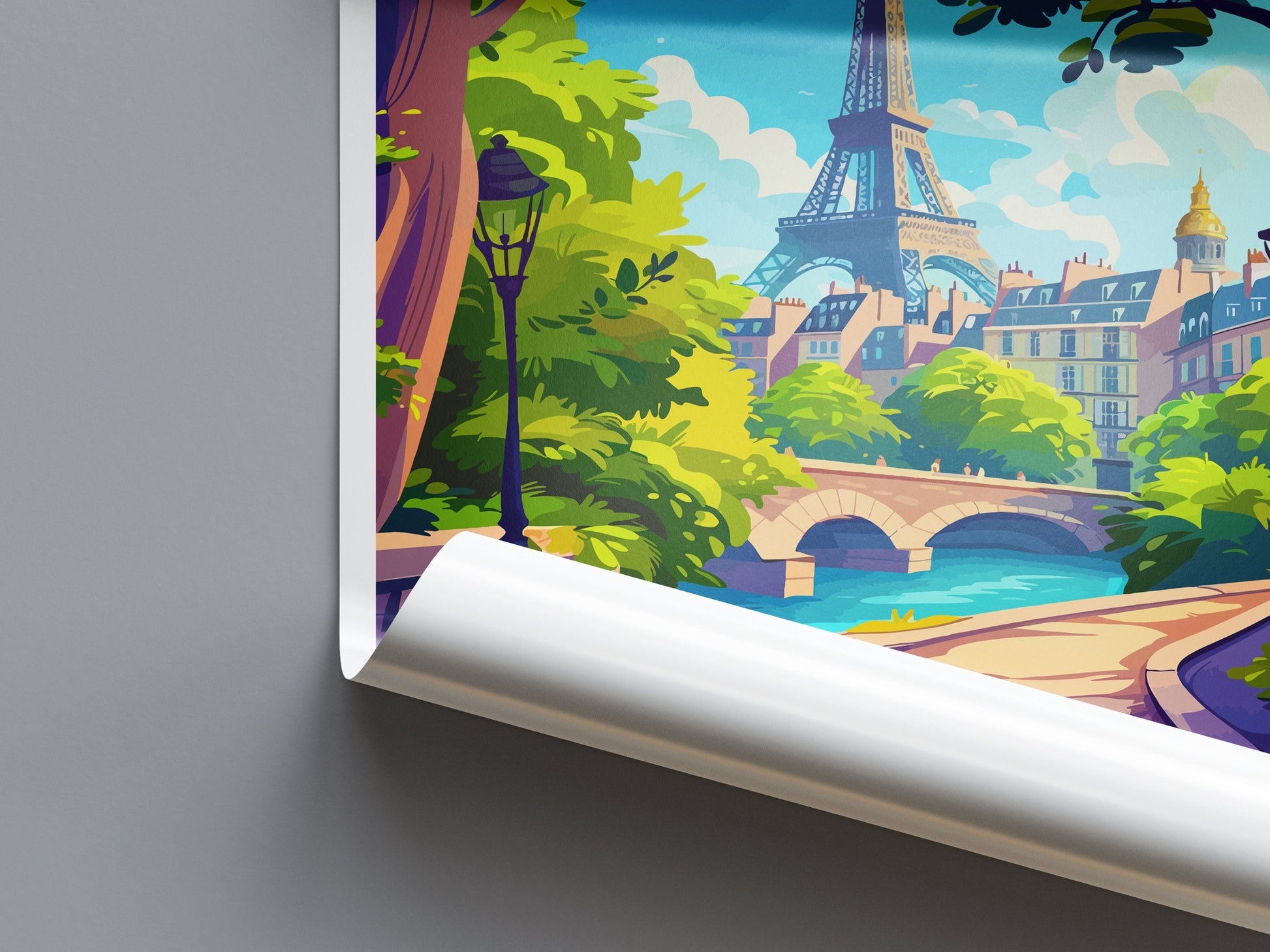 Paris Travel Print Wall Art Paris Wall Hanging Home Décor Paris Gift Art Lovers France Art Lover Gift Paris Print France Wall Art Décor