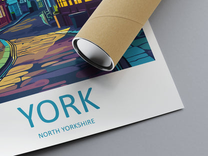 York Travel Print Wall Art York Wall Hanging Home Décor York Gift Art Lovers England Art Lover Gift Print Artwork Yorkshire Art