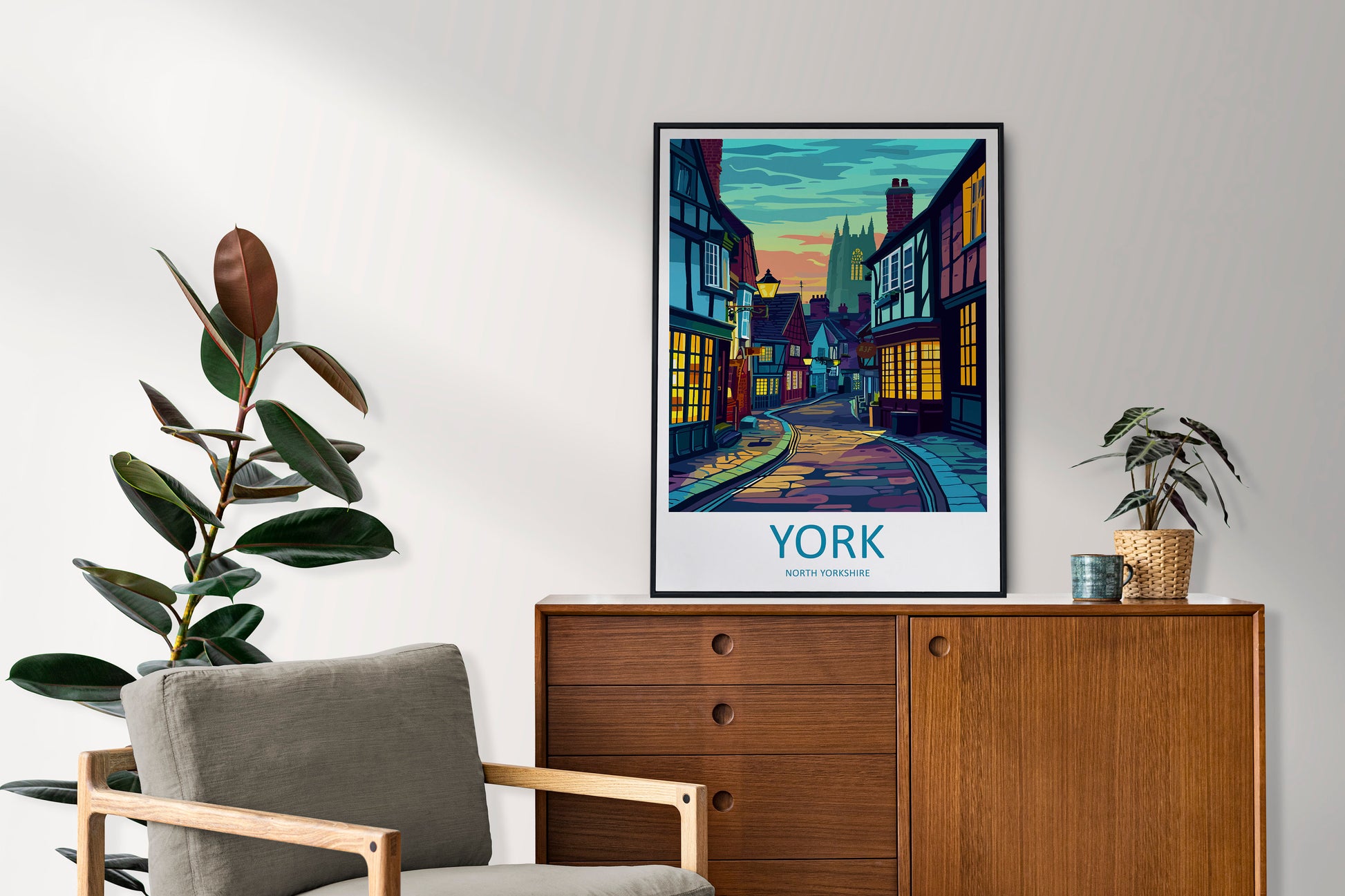 York Travel Print Wall Art York Wall Hanging Home Décor York Gift Art Lovers England Art Lover Gift Print Artwork Yorkshire Art