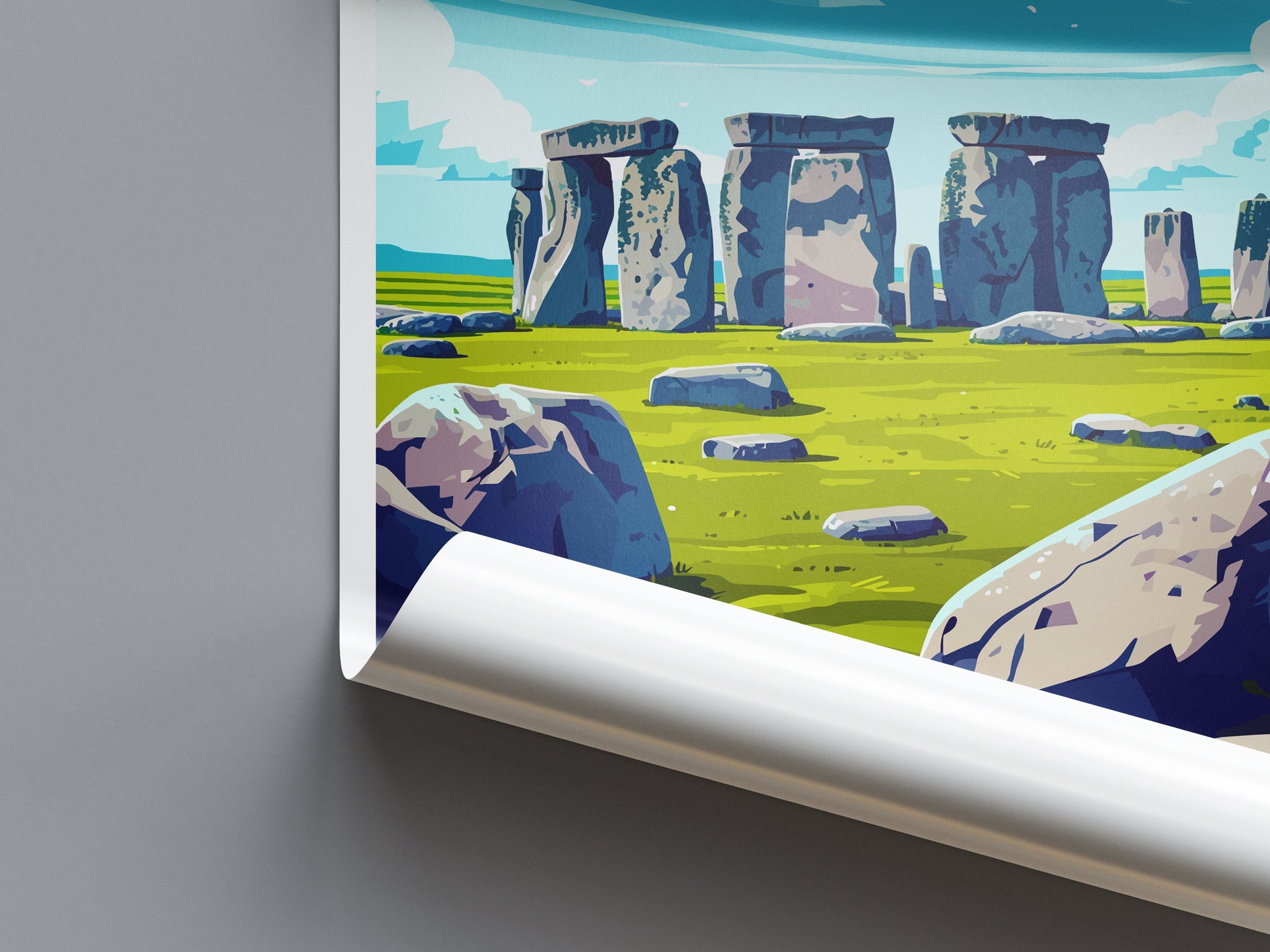 Stonehenge Travel Print Wall Art Stonehenge Wall Hanging Home Decor Stonehenge Gift Art Lovers Wall Art Print Stonehenge Art