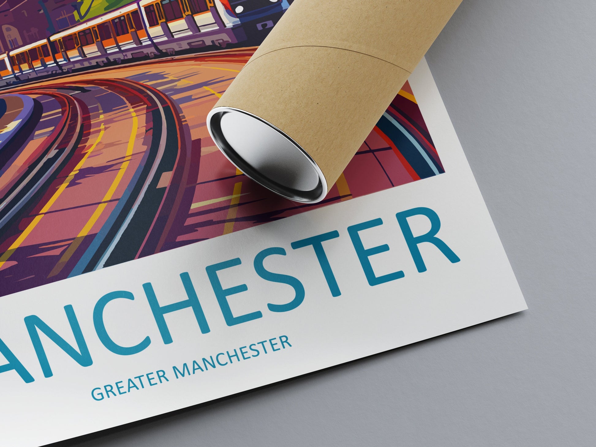 Manchester Travel Print Wall Art Manchester Wall Hanging Home Décor Manchester Gift Art Lovers England Art Lover Gift Manchester Travel Art