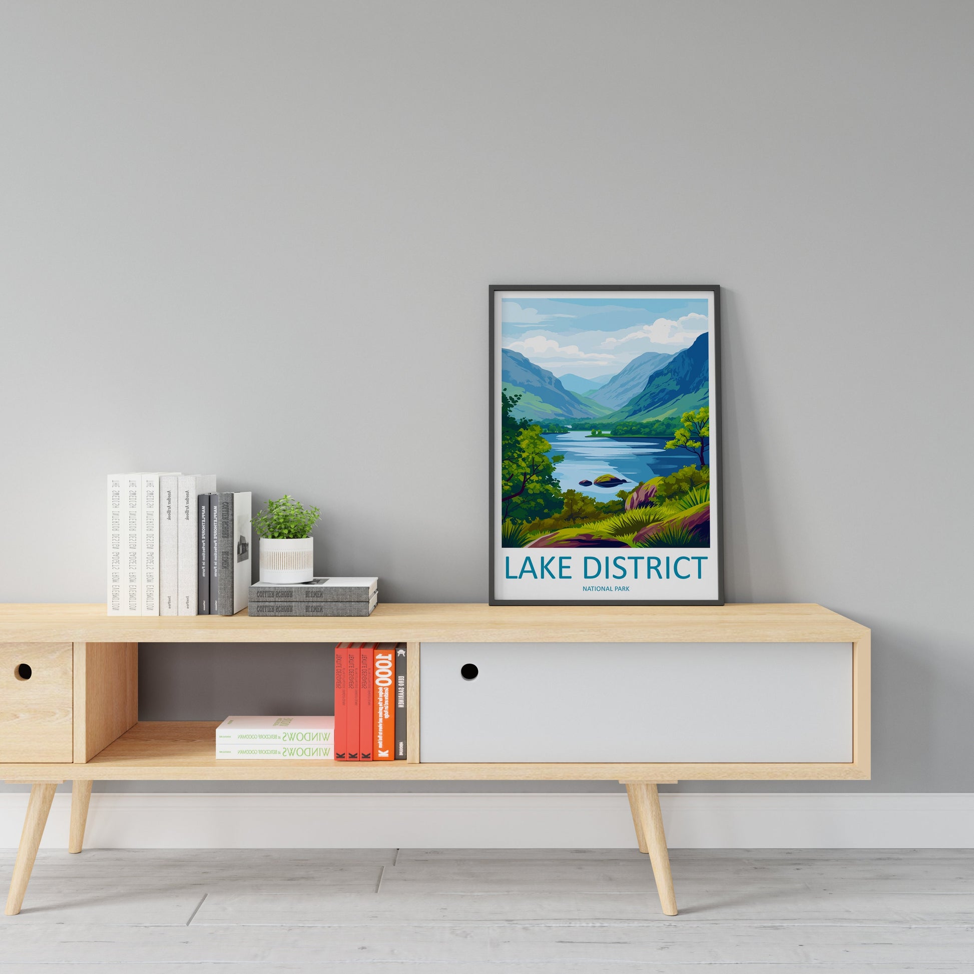 Lake District Print Lake District Home Decor Landscape Art Print Lake District Wall Art Nature Enthusiast Gift Wall Hanging Lake District