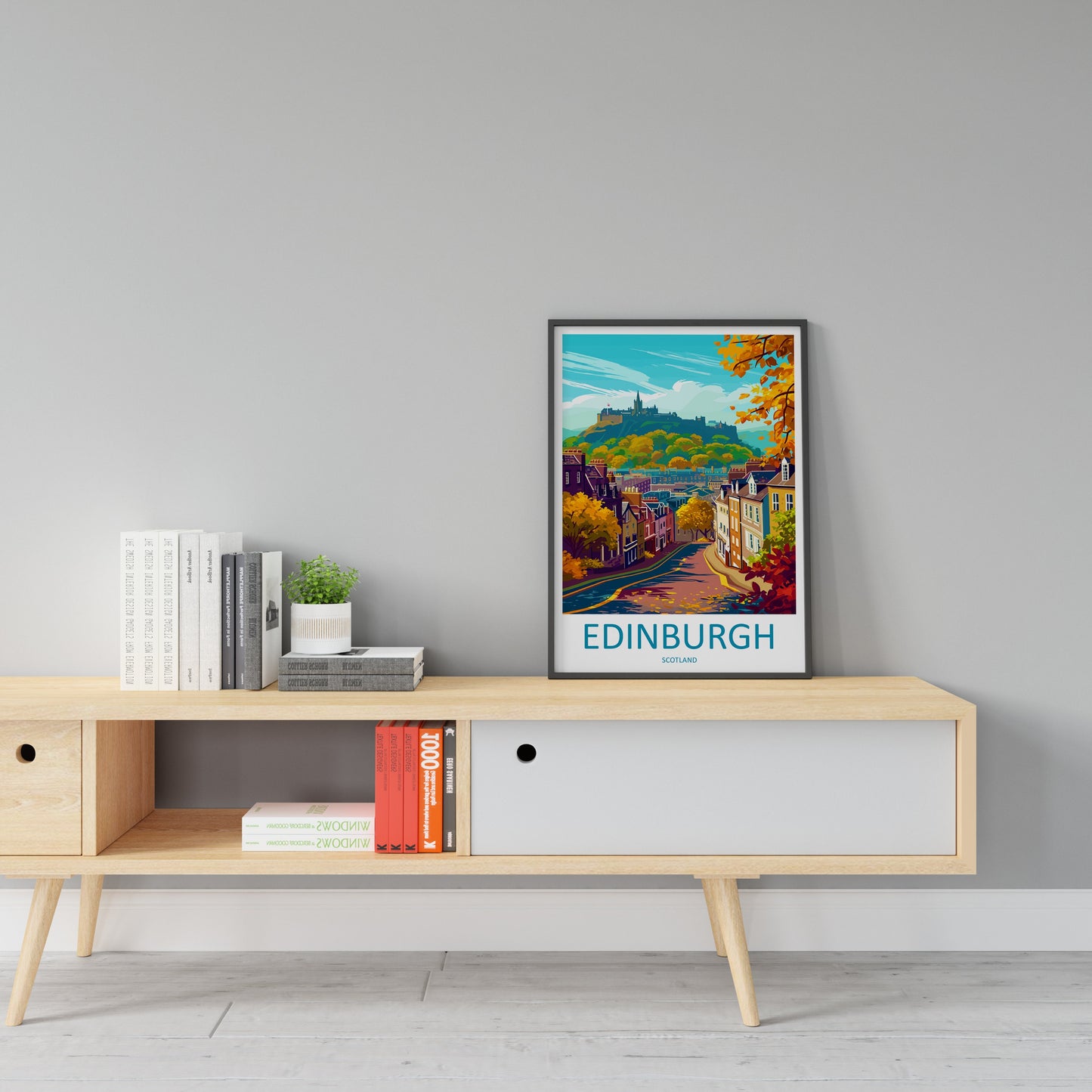 Edinburgh Cityscape Print Edinburgh Home Decor European City Art Print Edinburgh Wall Art Scotland Enthusiast Gift Wall Hanging Edinburgh