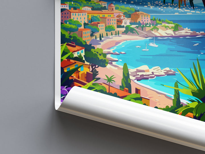 Nice France Print Nice France Home Decor Cityscape Art Print Nice France Wall Art for Travel Enthusiast Gift Wall Hanging Nice France Poster
