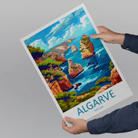 Algarve Travel Print Wall Art Algarve Wall Hanging Home Décor Algarve Gift Art Lovers Portugal Art Lover Gift Algarve Wall Décor Algarve Art